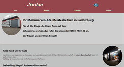 Desktop Screenshot of fahrzeug-jordan.de